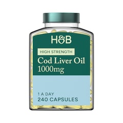 Pure Cod Liver Oil 1000mg 240 Capsules