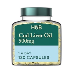 Pure Cod Liver Oil 500mg 120 Capsules