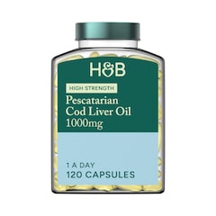 Pure Cod Liver Oil 1000mg 120 Capsules