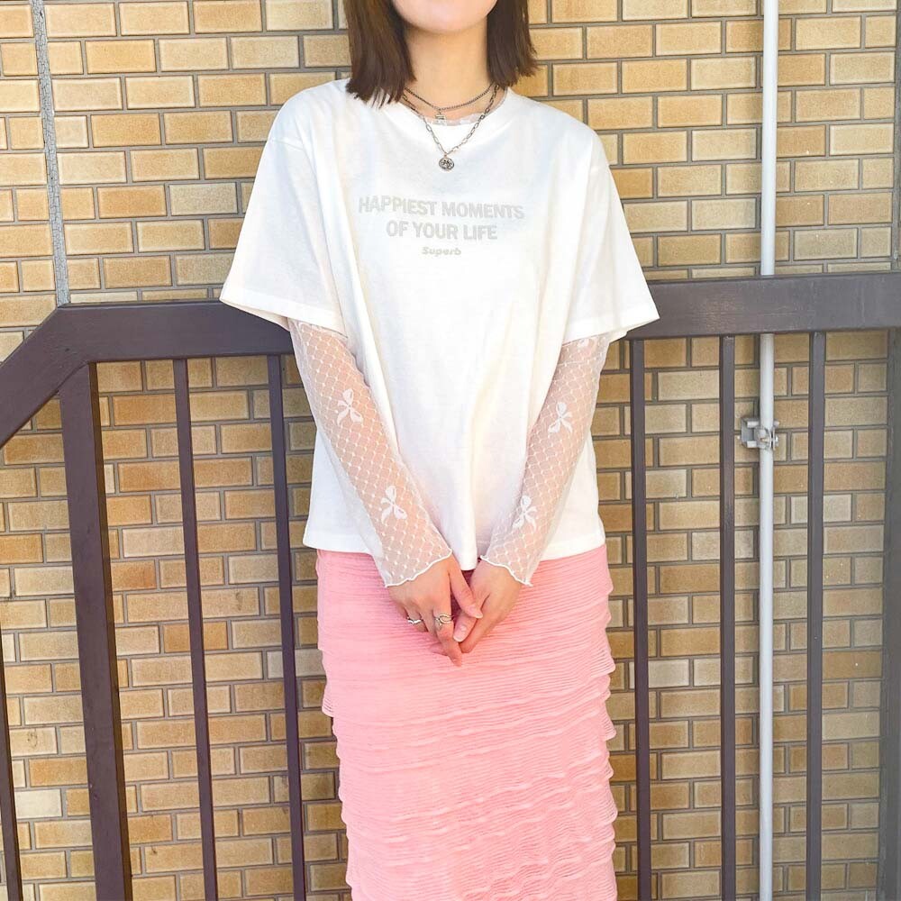 Crew Beck Ribbon Sheer Top