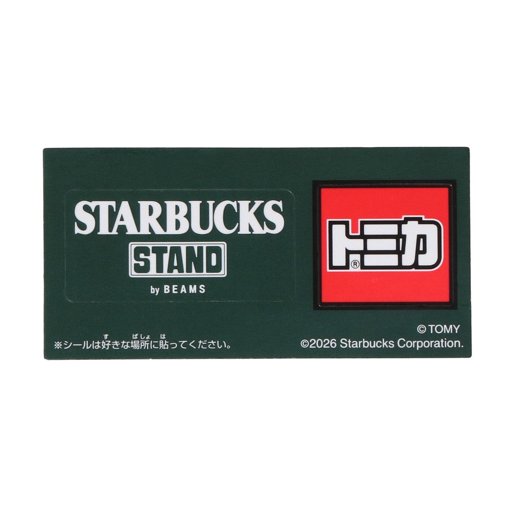 【Starbucks × BEAMS TOMICA Collection】別注綠色貨車合金車(STARBUCKS STAND by BEAMS Tomica)