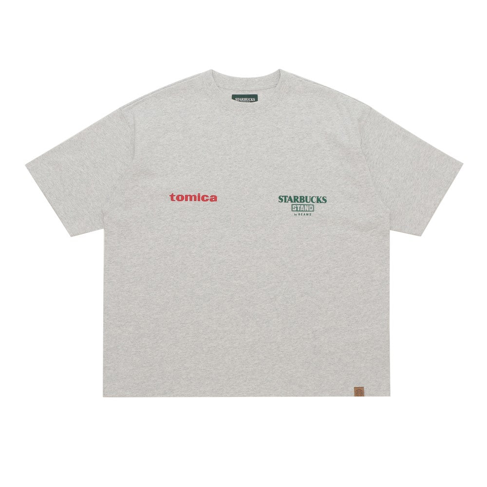 【Starbucks × BEAMS TOMICA Collection】LOGO 貨車印花 T-shirt B(成人) STARBUCKS STAND by BEAMS Tee B for Adults