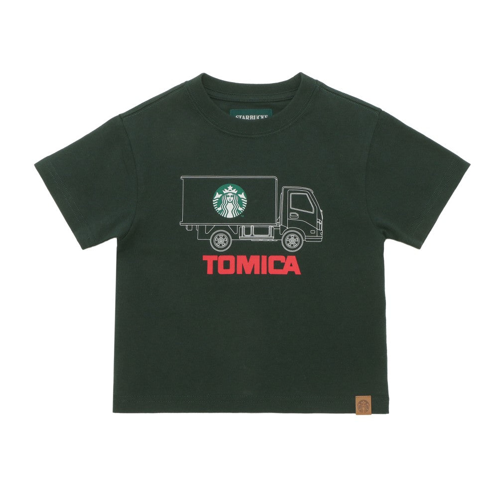 【Starbucks × BEAMS TOMICA Collection】LOGO 貨車印花 T-shirt A(KIDS) STARBUCKS STAND by BEAMS Tee A for Kids