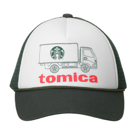 【Starbucks × BEAMS TOMICA Collection】刺繡 Logo 6片棒球帽(STARBUCKS STAND by BEAMS 親子款 Cap)