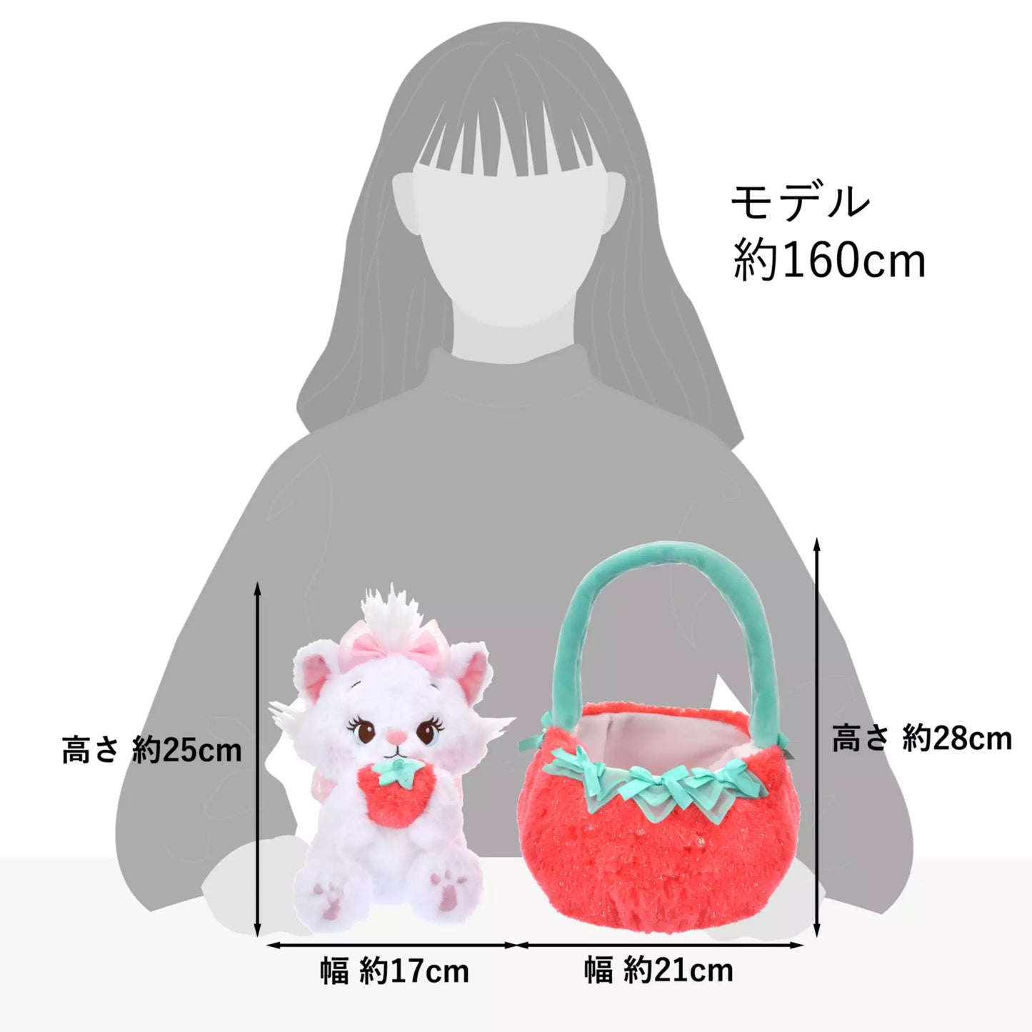 瑪莉 貓兒歷險記 公仔 手提袋 GLOSSY FRUITS