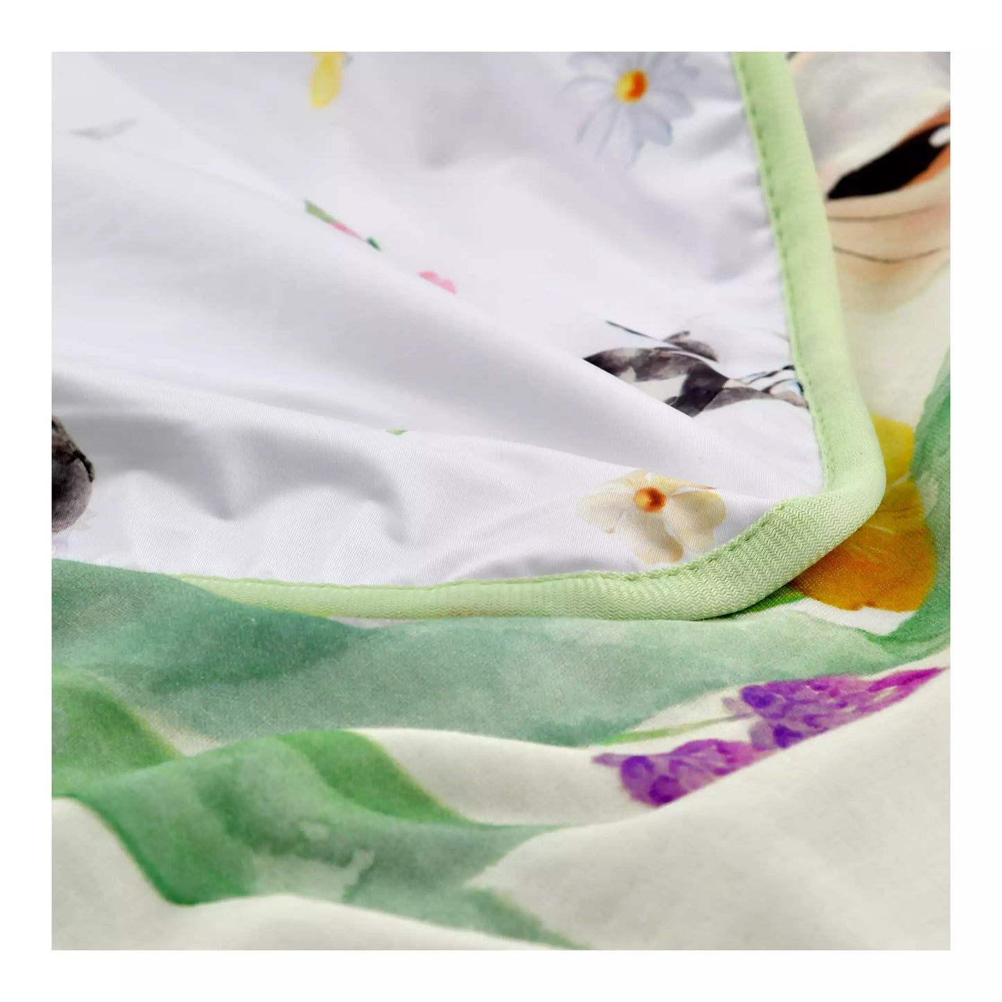 Bambi 雙面涼感紗布毛毯(附巾着)Bambi Gauze Cool Reversible Blanket Pouch Set – Spring Romance