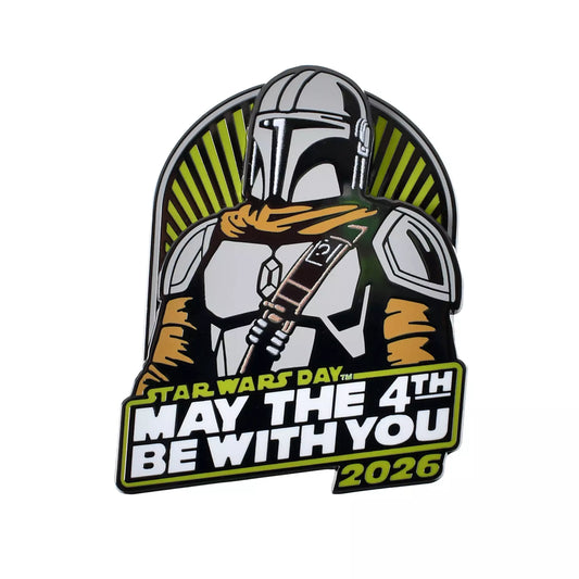 Star Wars Mandalorian May the 4th 2026 徽章 Mandalorian Helmet Pin “May the 4th 2026”