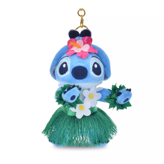 Stitch 夏日草裙舞公仔匙扣(Stitch Aloha) Stitch Aloha Hula Style Plush Keychain