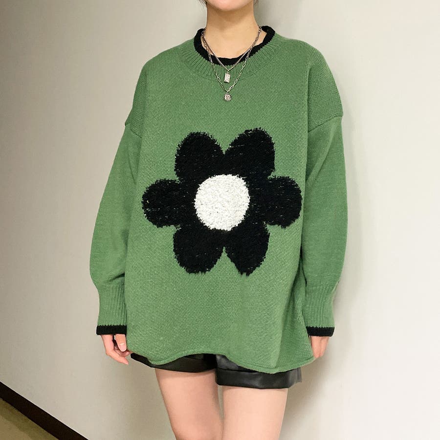 BIG Flower Knit