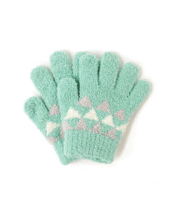 tet. 兒童三角圖案手套 — 可愛幾何設計