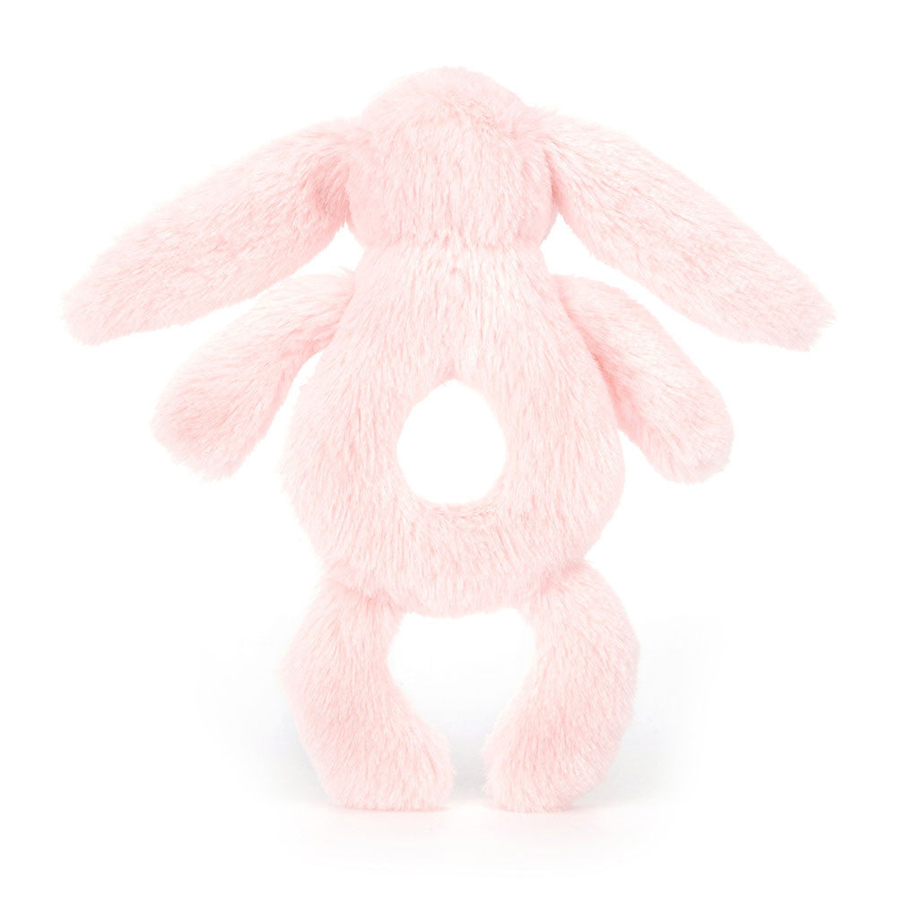 Bashful Bunny Ring Rattle - baby pink