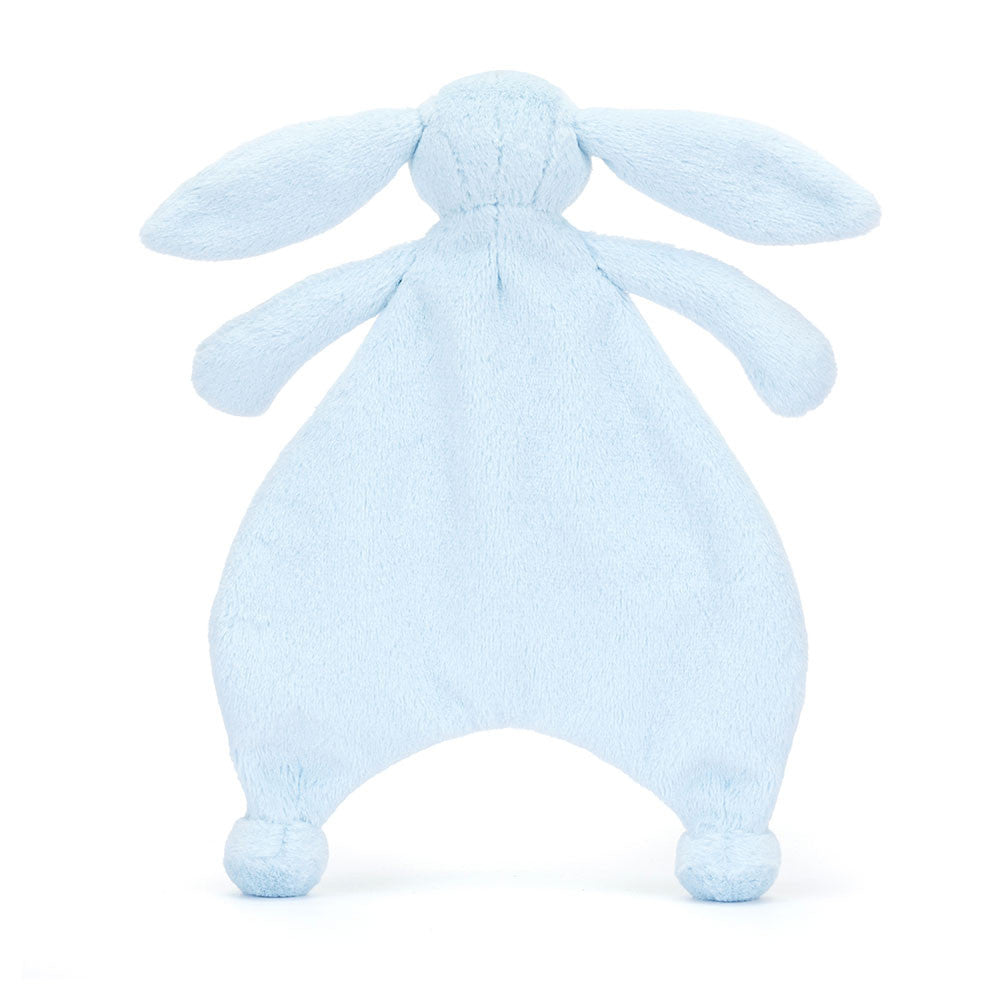 Bashful Bunny Comforter - baby blue