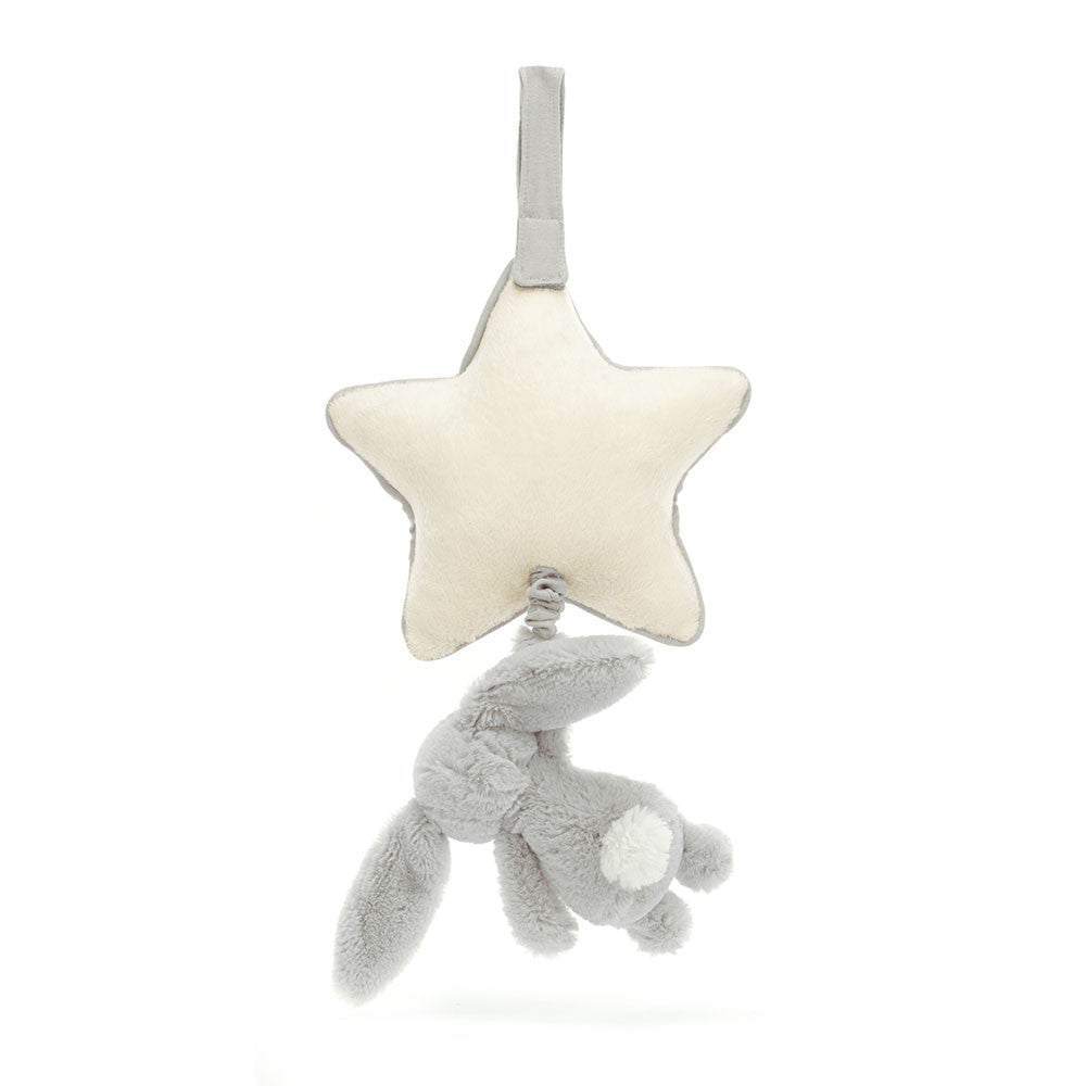 Bashful Bunny Musical Pull - silver