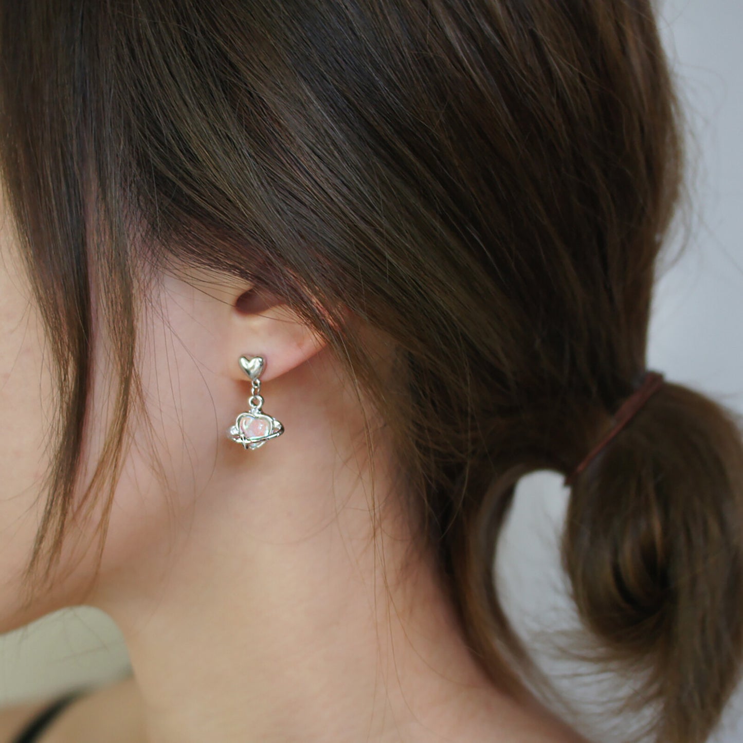 Universe Heart Earrings