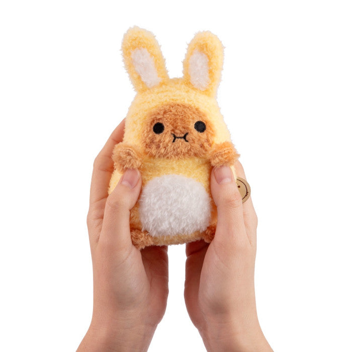 Yellow Bunny Ricespud Mini Sitting Plush Toy
