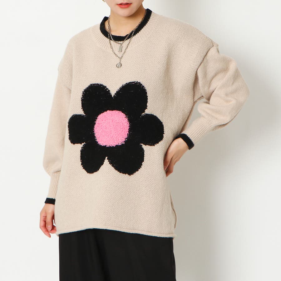 BIG Flower Knit