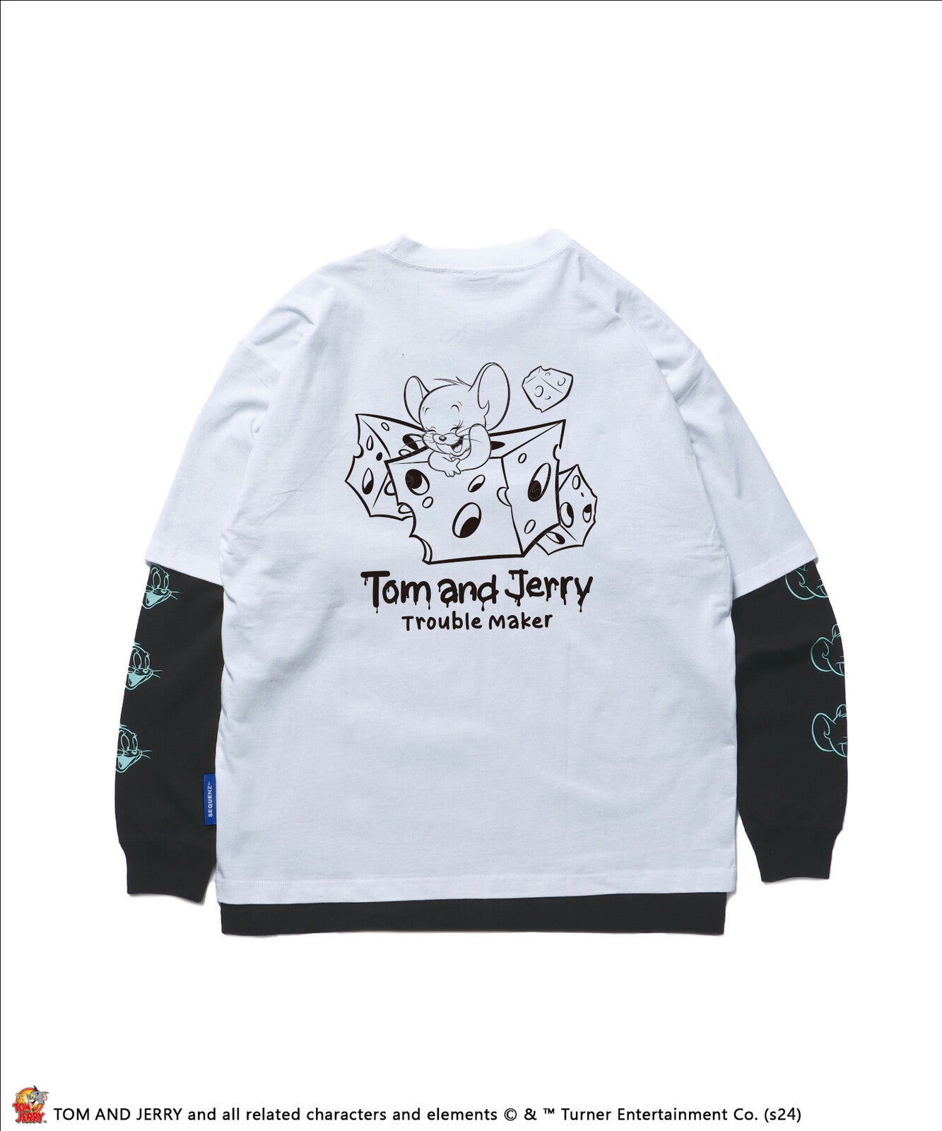 TOM&JERRY CHEESE TEE LAYERED