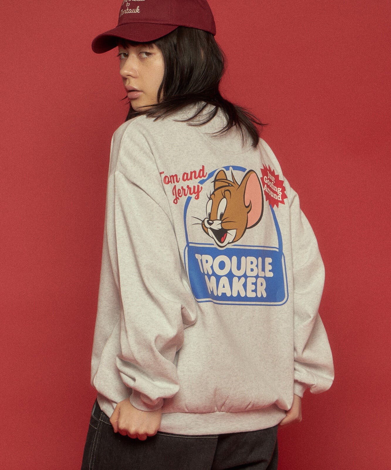  SEQUENZ meets TOM&JERRY TROUBLE MAKER SWEATSHIRT