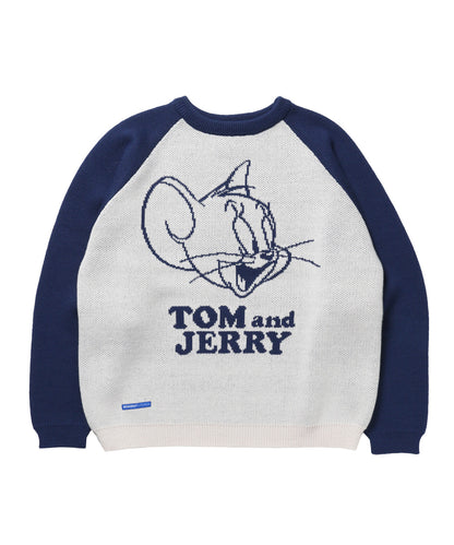 SEQUENZ meets TOM&JERRY CAN'T CHOOSE RAGLAN KNIT