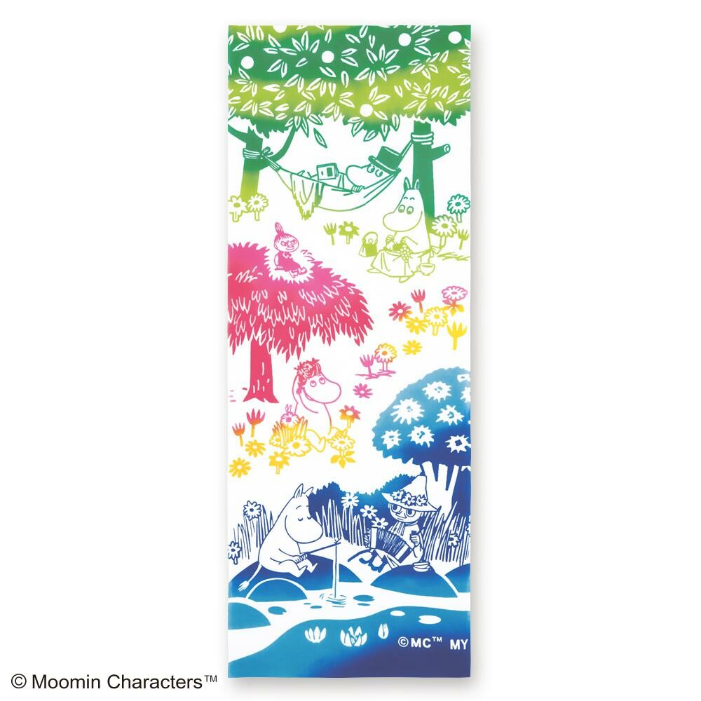  Moomin Characters dyed Hand Towel 