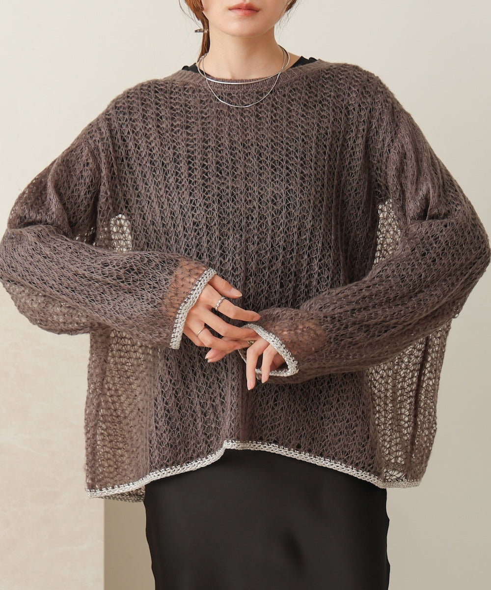 Openwork Knit Top