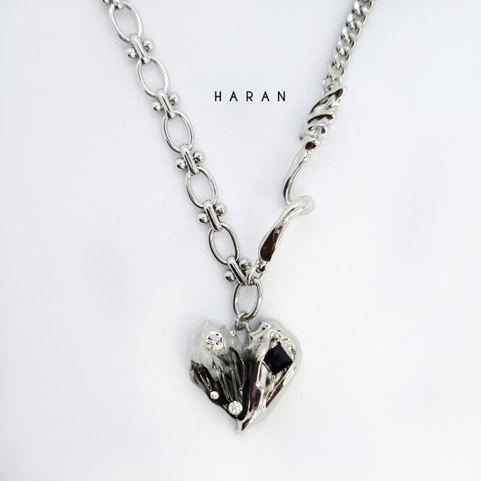 Gradient Heart Necklace