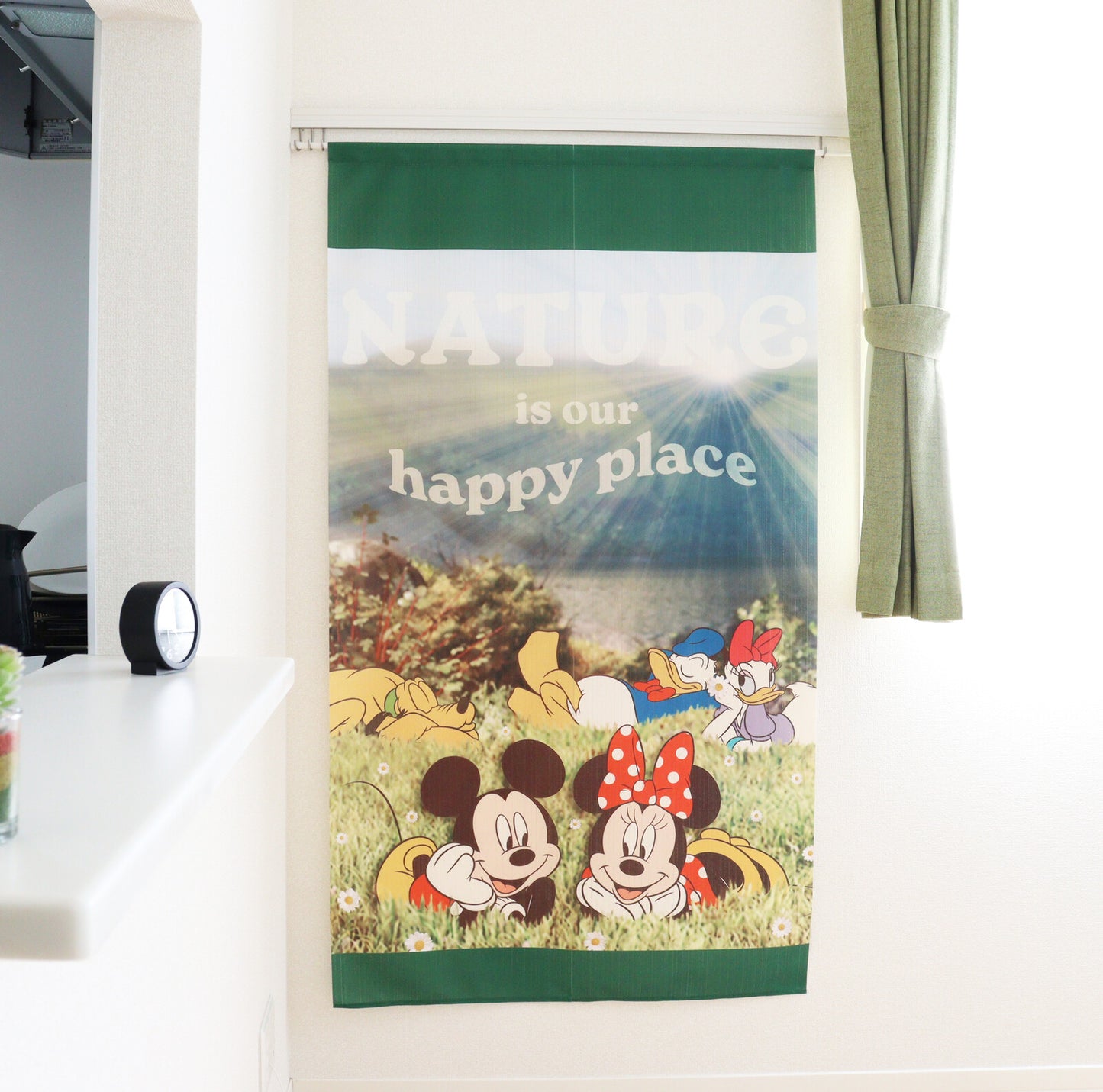  Disney Characters Door Curtain Made in Japan 