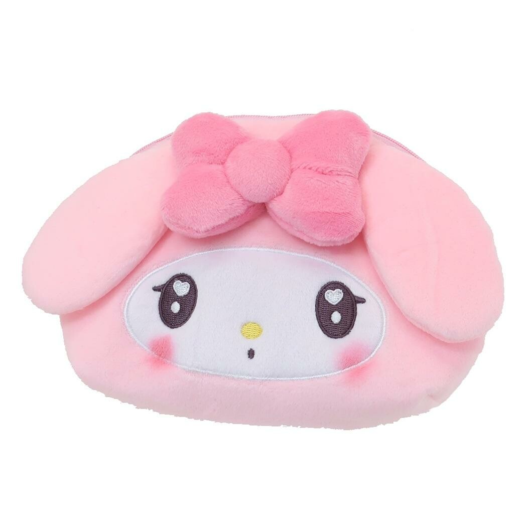 Sanrio Characters Stuffed Face Pouch