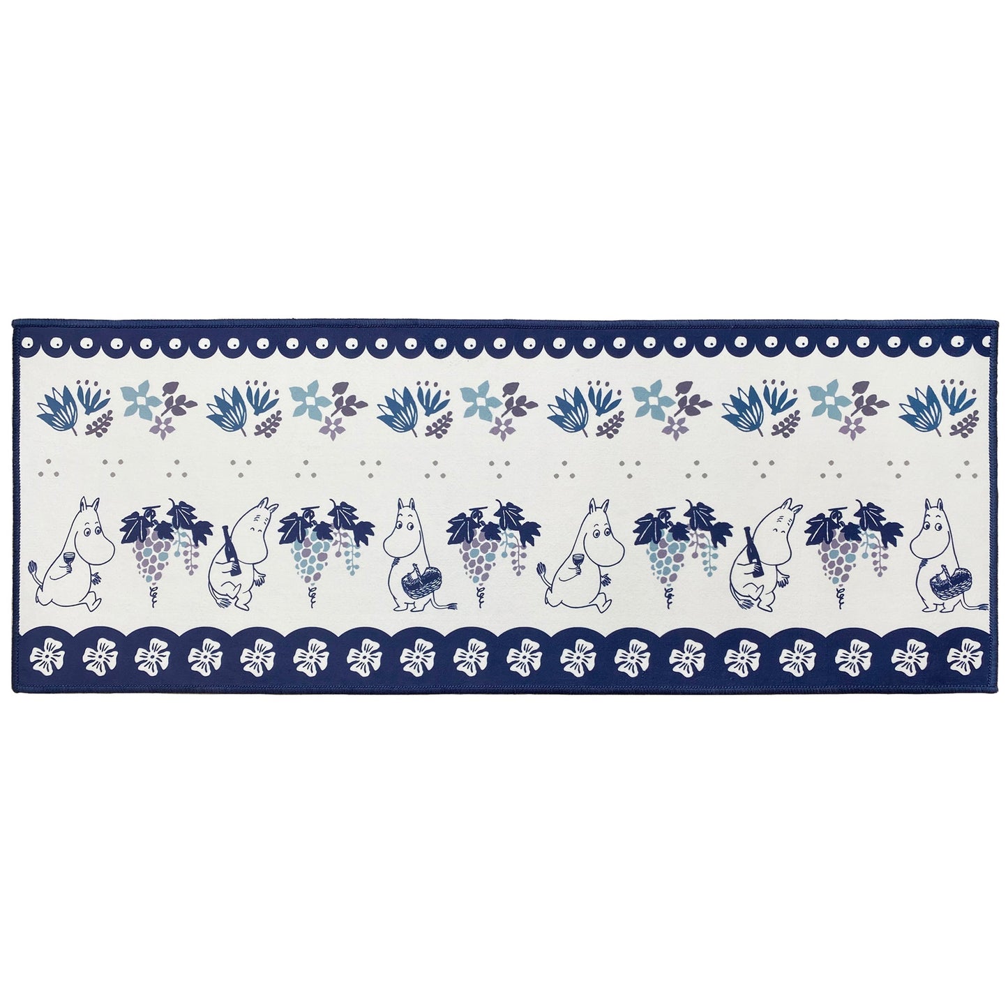  Moomin Fika indoor rug two colors 