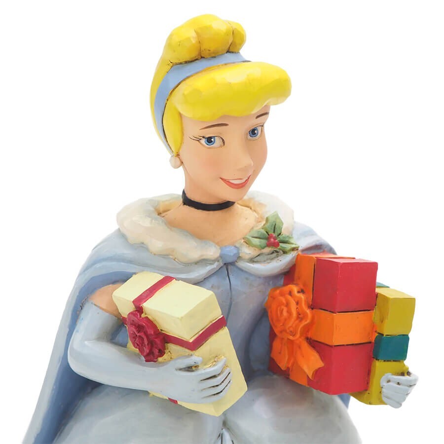  Disney Traditions Christmas Cinderella & Belle Ornaments 