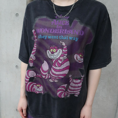 Disney Cheshire Cat Vintage T-shirt [預定發售2024 年 5 月下旬]