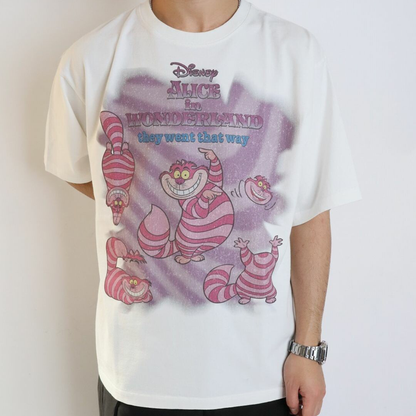 Disney Cheshire Cat Vintage T-shirt [預定發售2024 年 5 月下旬]