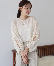 Tulle Lace Sheer Blouse