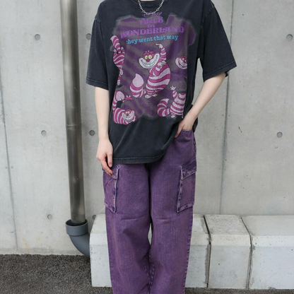 Disney Cheshire Cat Vintage T-shirt [預定發售2024 年 5 月下旬]