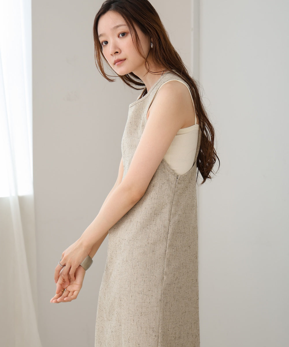 Back Cross Amesuri Long Dress