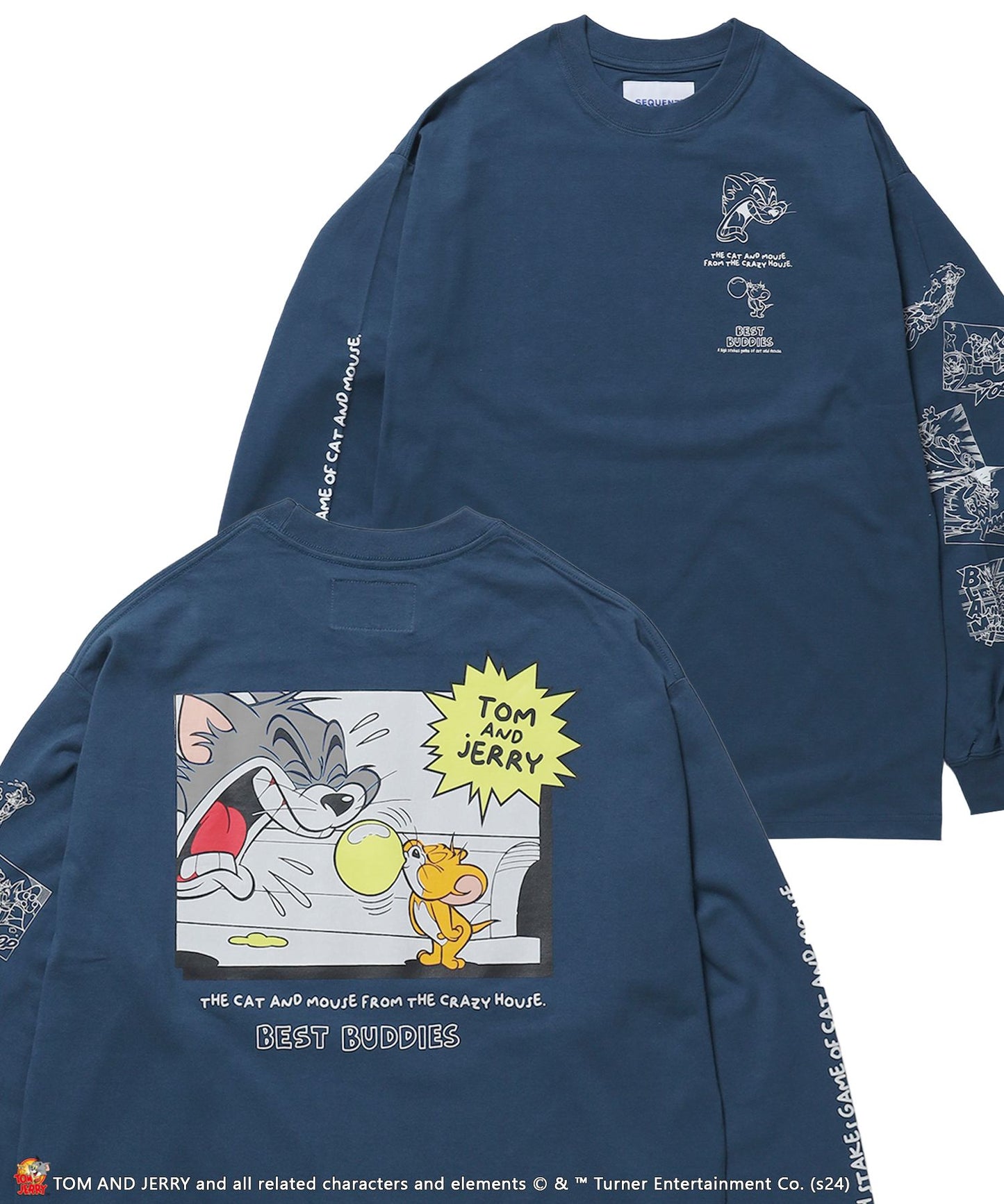 SEQUENZ meets TOM&JERRY TJ COMIC S TEE