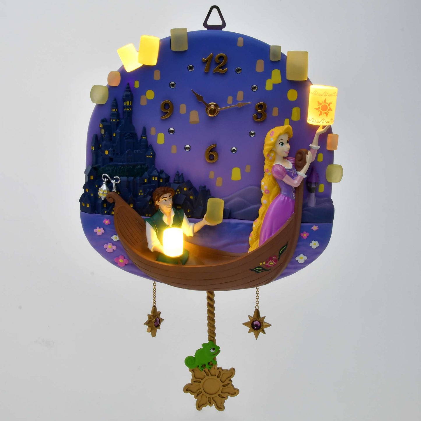 Disney Rapunzel Wall Clock Light＆Clock