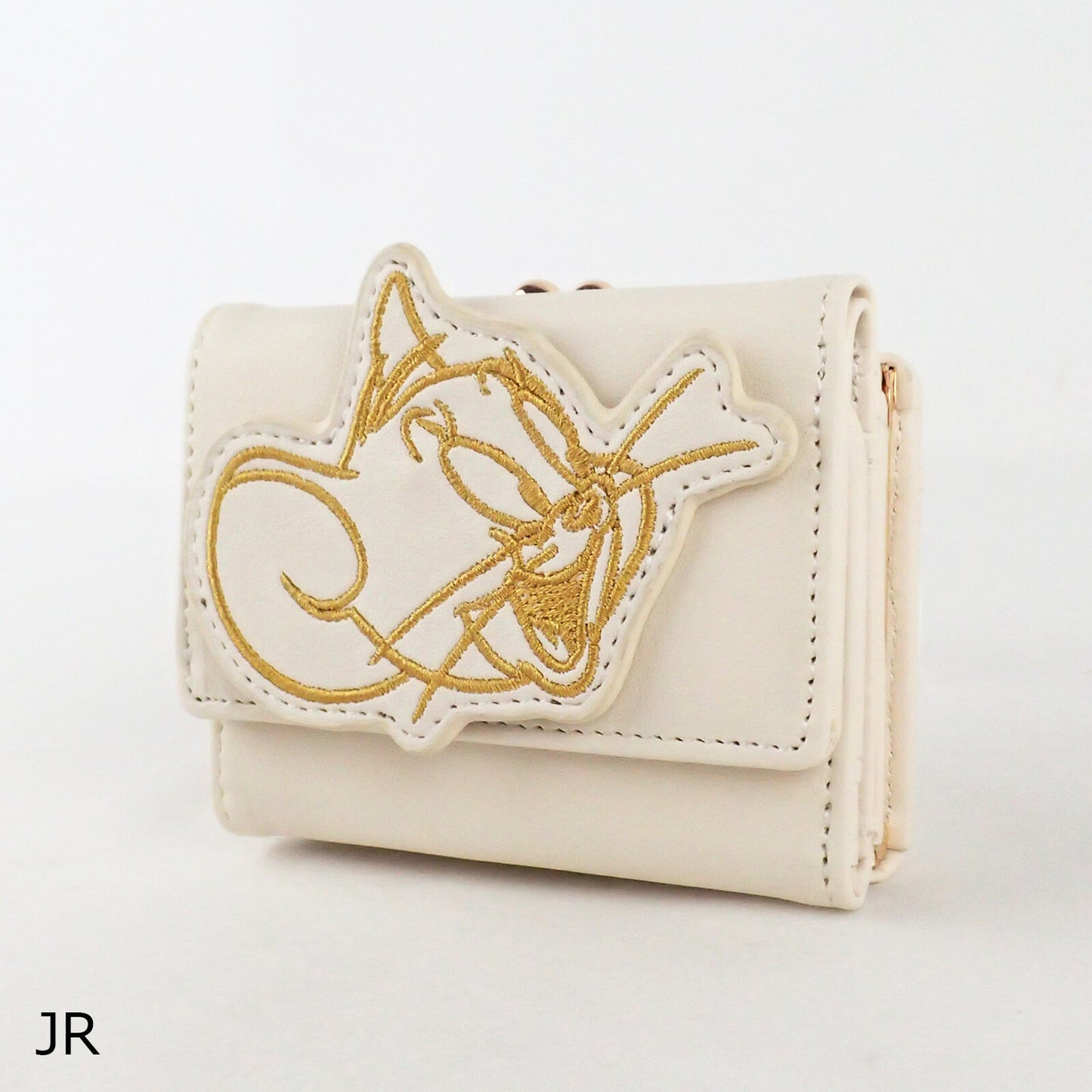 TOM and JERRY×Flapper Embroidered Applique Mini Wallet