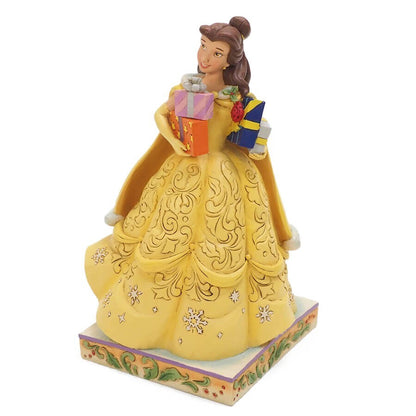  Disney Traditions Christmas Cinderella & Belle Ornaments 