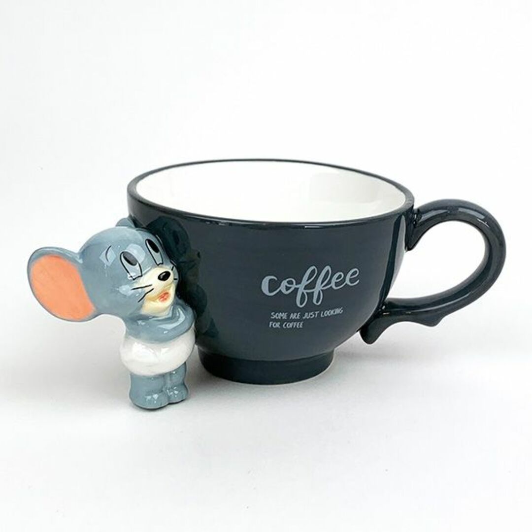  Tom & Jerry Time for Coffee Teacup & Teapot 