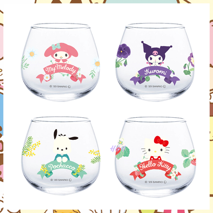 Sanrio Glass Cup 2pcs 日本製