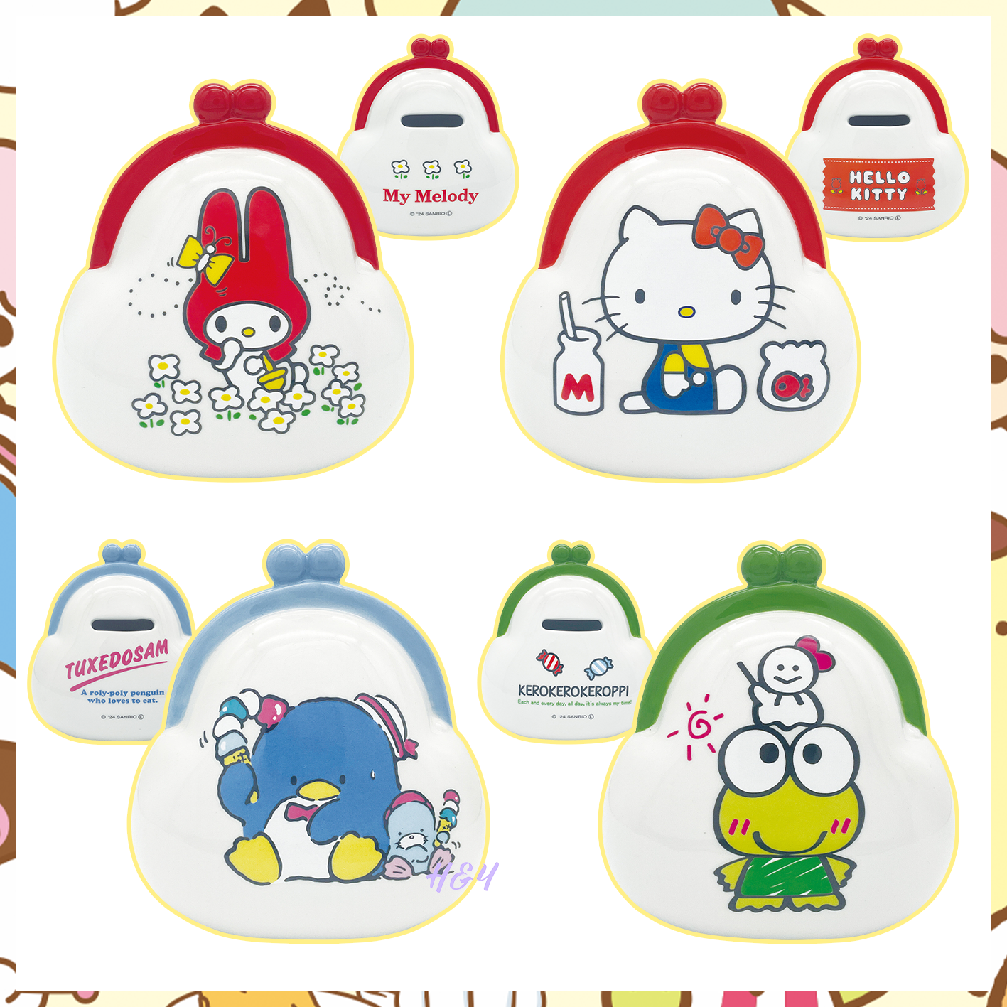 Sanrio characters Piggy Bank [預計發售日期2024 年 7 月上旬]