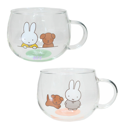  Miffy & Snuffy Pyrex Tumbler 2pcs 