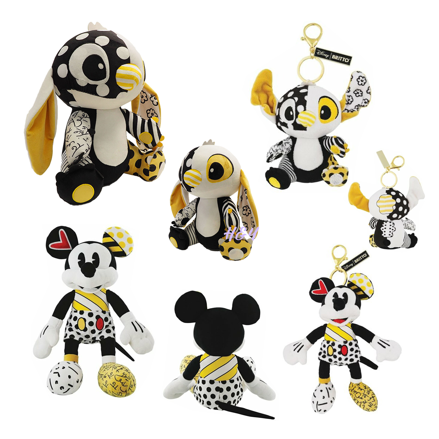 Disney by Britto Stitch / Mickey (Doll (L) / Keychain Figure)