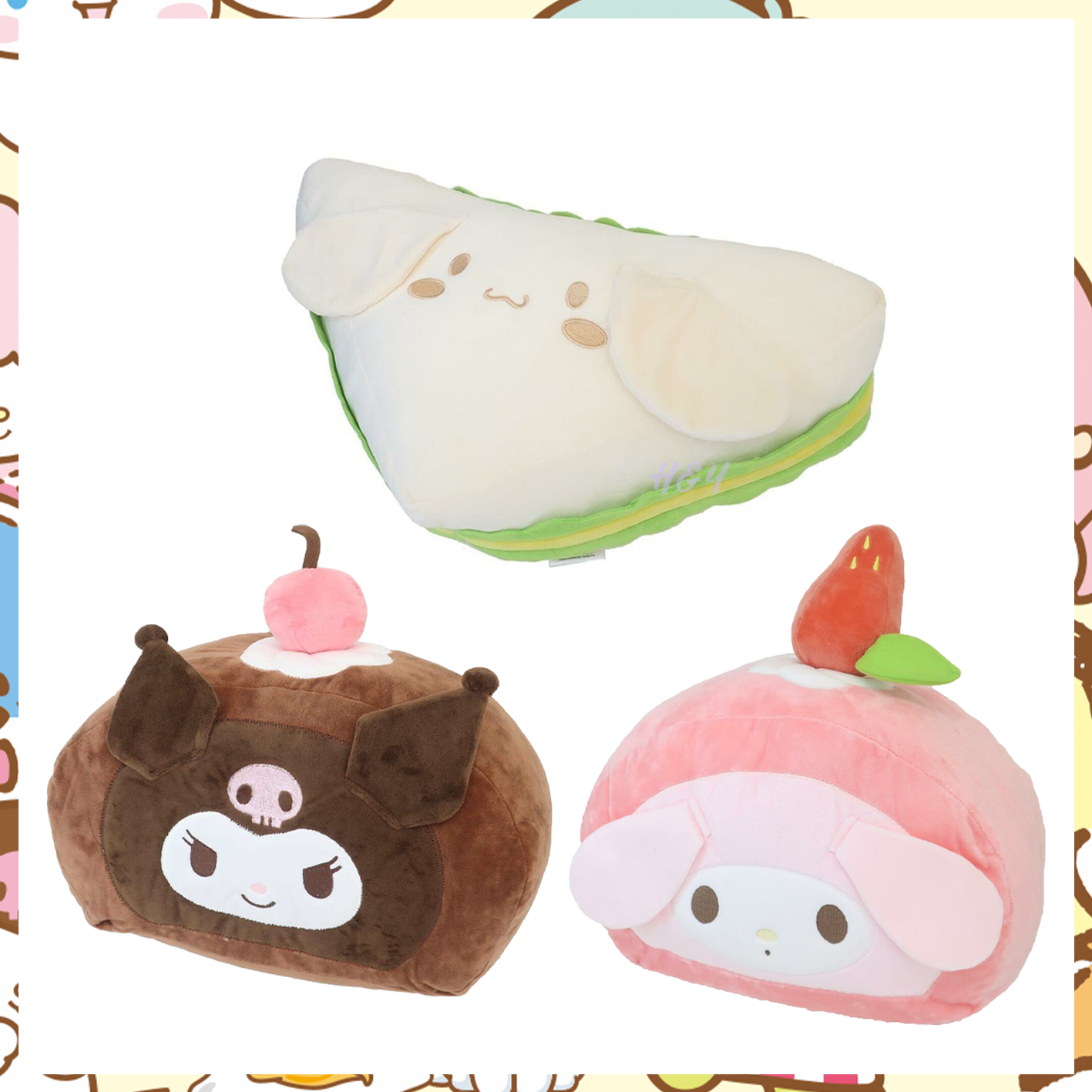 Sanrio Characters Food Cushion