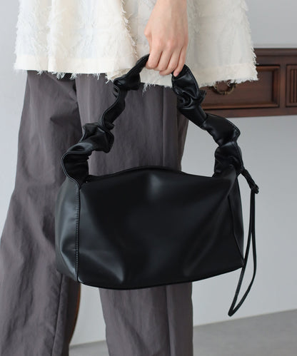 Gathered Arrangement Shoulder Bag