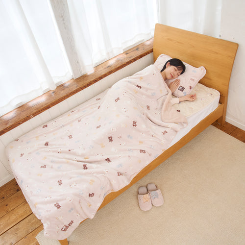 Fuku Fuku Nyanko 福福貓 法蘭絨暖暖毛毯 LL