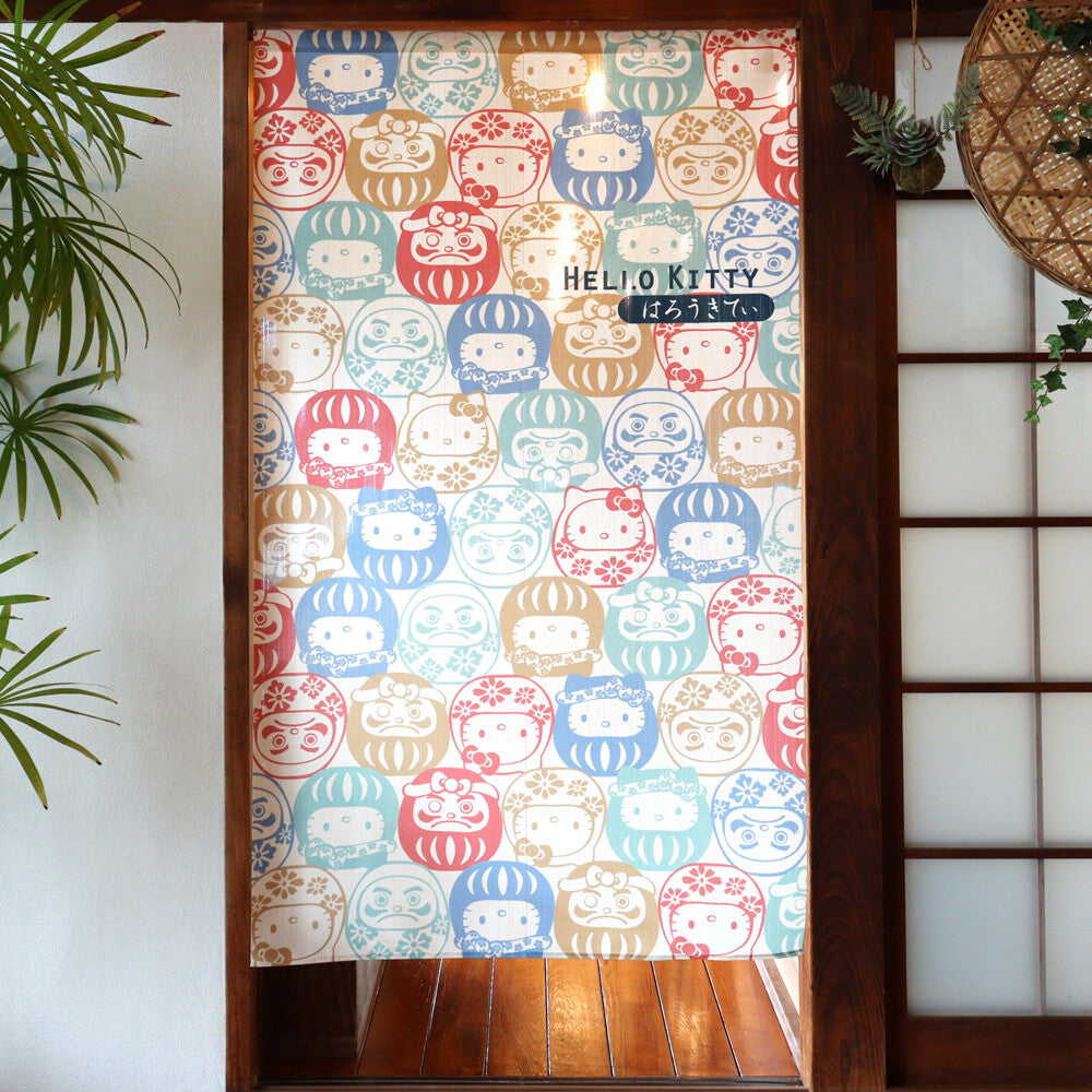  Sanrio Hello Kitty Daruma door curtain 