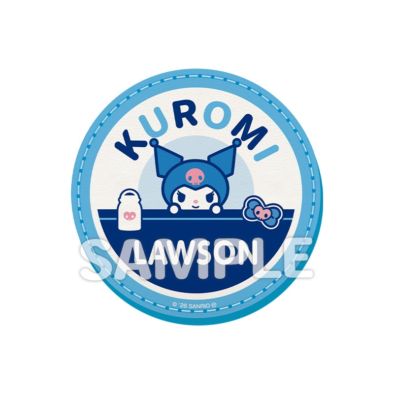 [預購] LAWSON 50週年 X SANRIO  牛奶瓶造型玻璃杯+杯墊套裝