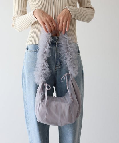 Tulle Frill Shoulder Bag